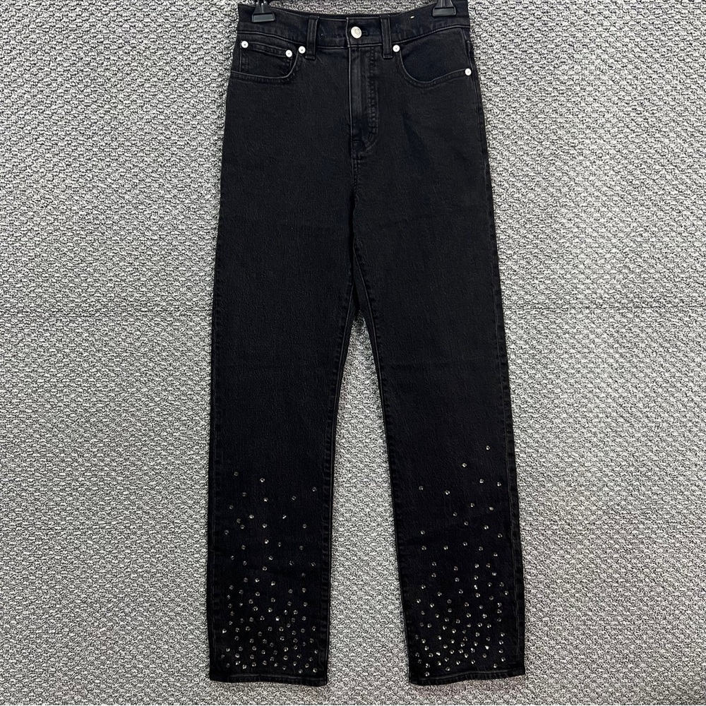 Madewell Black 90’s Straight Leg Jeans NWOT